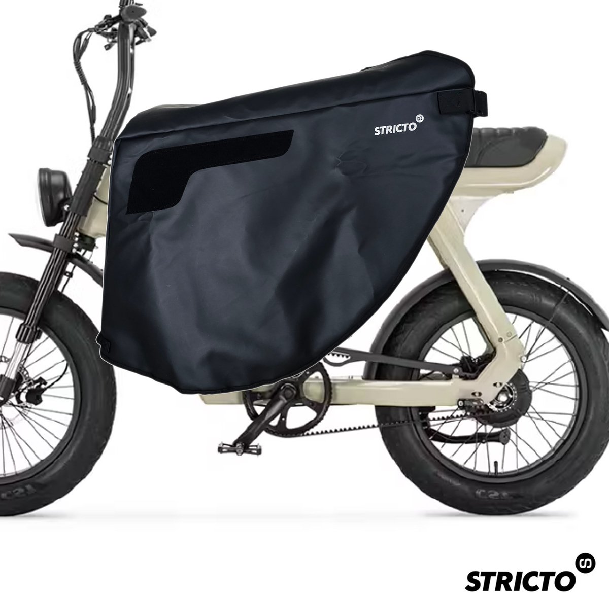 TOP KEUZE - Stricto Easy-On Premium Beenkleed Audi RS6 Zwart – Fiets, Fatbike, Scooter & Scootmobiel Beenwarmer – foto 8