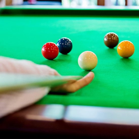 Dailygoody - Billiard Net Ball Bag - Pooltafel Accessoire - Faux Leather - Ideaal voor Billiard Ballen - Ruimtebesparend - Geschikt voor Kinderen - Zwart van Merkloos — afbeelding 2