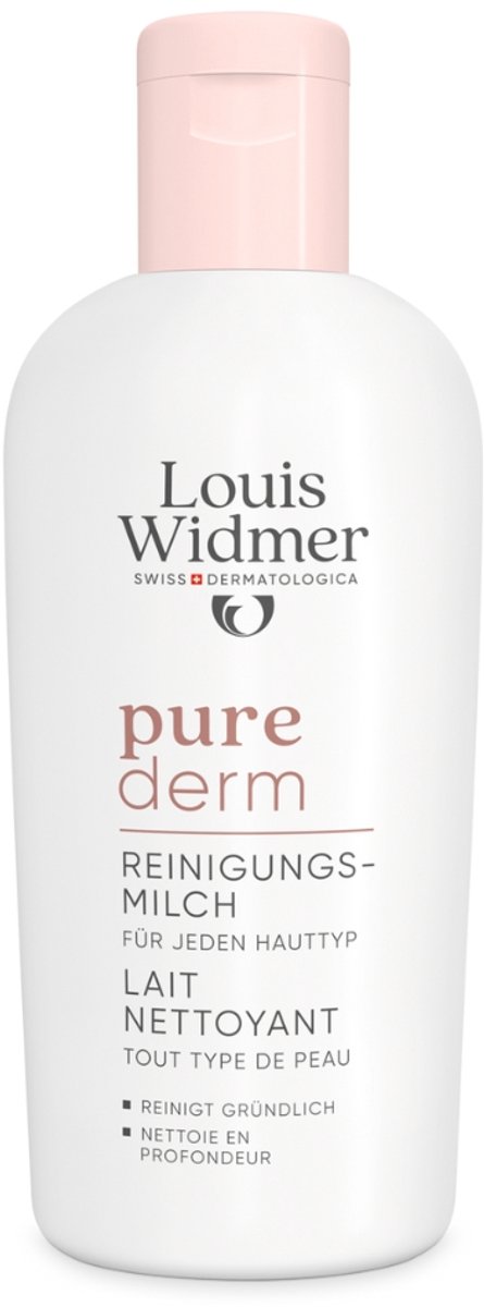Louis Widmer Purederm Reinigingsmelk Licht Geparfumeerd