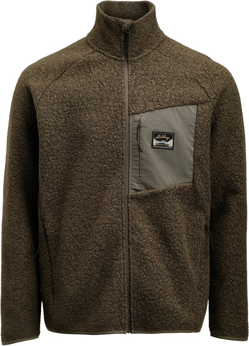 Fleece LundHags Flok Wool Bosgroen