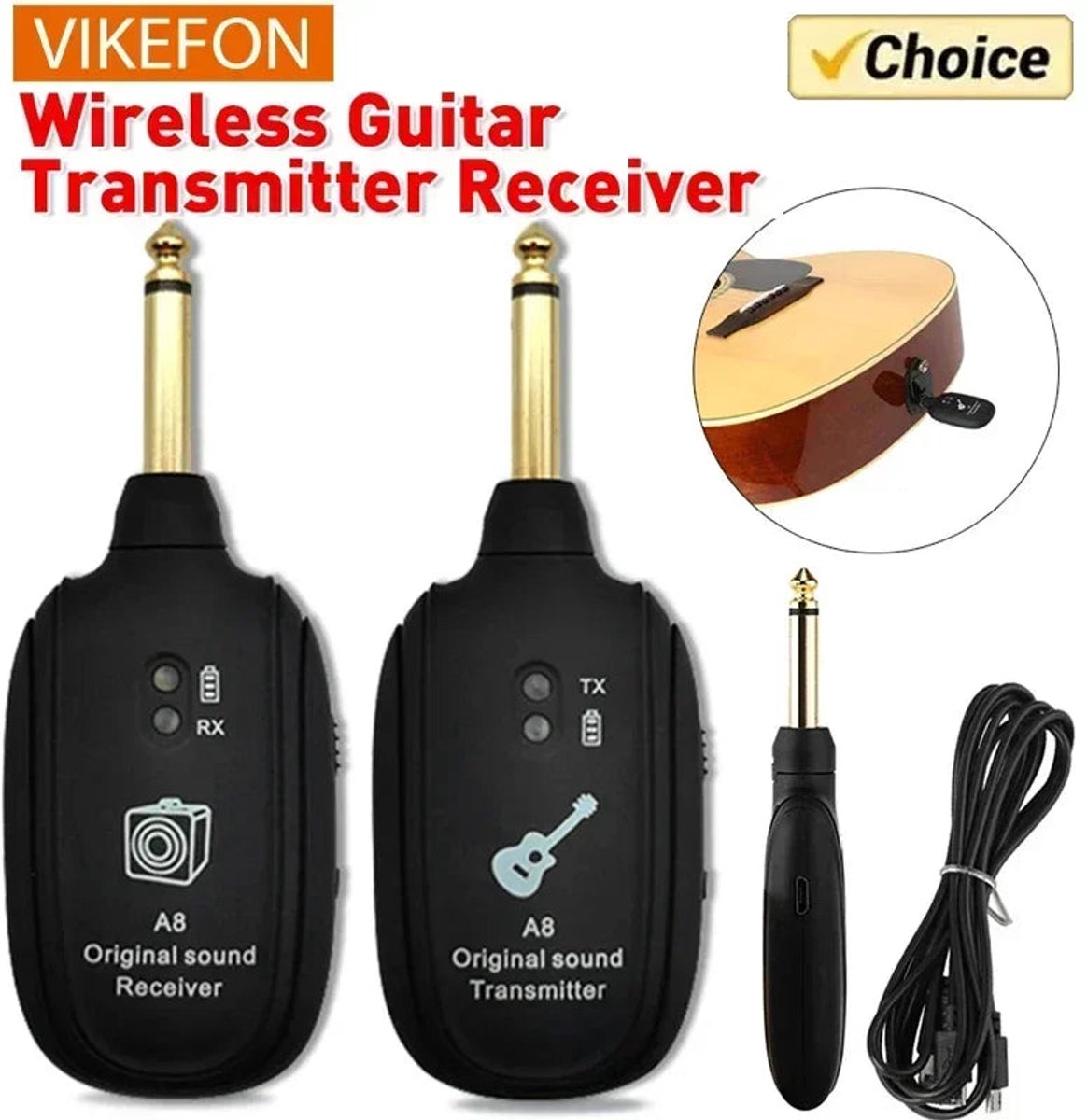 VIKEFON - Draadloos Gitaarsysteem - UHF Technologie