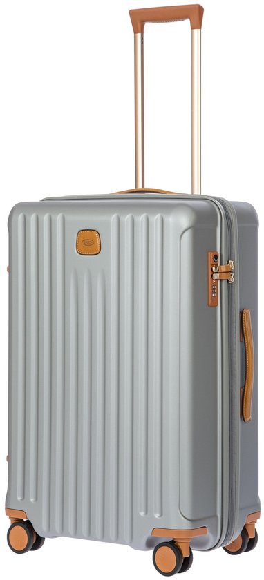 BRIC'S Valise Capri Trolley 69 cm / 83 - 90 L Expandable Silver Argenté
