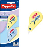 Tipp-Ex Mini Pocket Mouse Correctieroller Pastel - 6m x 5mm - 2 Stuks - Correctietape School Kantoor
