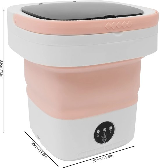 Draagbare Opvouwbare Wasmachine Voor Kleine Kleding Thuisreizen 100 240v Eu Stekker