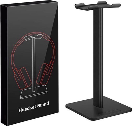 Koptelefoon Standaard Universeel – Headset Stand – Hoofdtelefoonhouder – Zwart