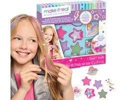 Make it Real – Star Power Hair Styling Set – Mix & Match craie capillaire, bijoux capillaires et perles