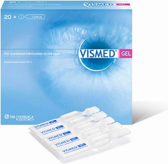 Gel pour les yeux Vismed 0,3% 0,45 ml