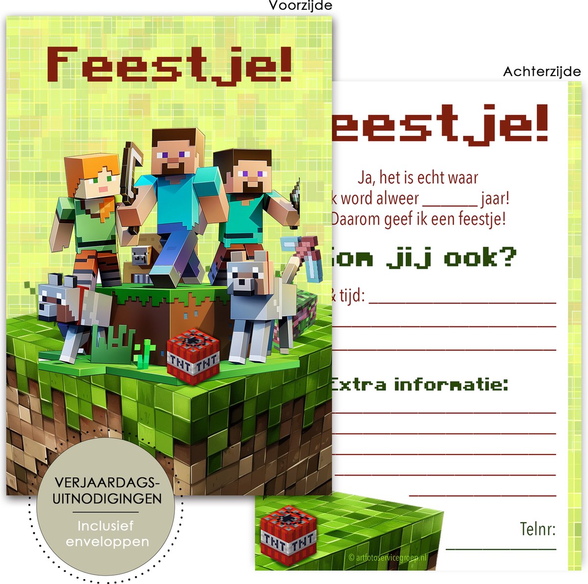 BCI034 -8 uitnodigingen inclusief enveloppen - Uitnodiging kinderfeestje jongen - Uitnodiging verjaardag- Jongensfeestje -Uitnodigingskaarten - Uitnodigingen kinderfeestje -uitnodiging voor een jongen - kinderfeestje - Uitnodigingen feestje jongen op Prijzenvolger.com