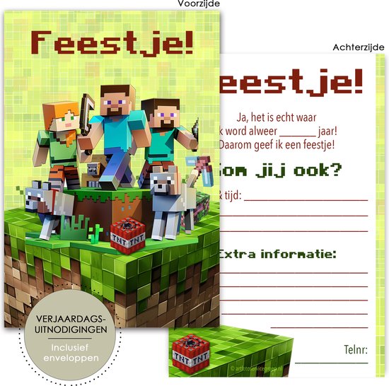 Foto: Bci034 8 uitnodigingen inclusief enveloppen uitnodiging kinderfeestje jongen uitnodiging verjaardag jongensfeestje uitnodigingskaarten uitnodigingen kinderfeestje uitnodiging voor een jongen kinderfeestje uitnodigingen feestje jongen