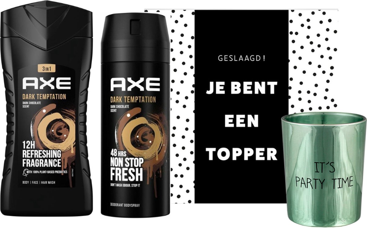 Goedkoopste Axe Cadeauset Geslaagd Dark Temptation