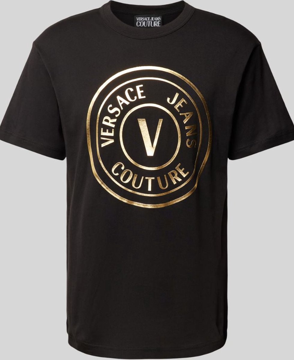 Versace Jeans Couture T-shirt Vembl Thick Foil Black