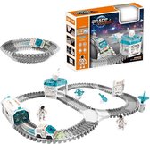 Space Racebaan Bouwpakket - Bestuurbare RC Auto 143 onderdelen - Bouw en Race in je Eigen Ruimte Avontuur - Racebaan bouwset - Kinderspeelgoed 3 jaar 4 jaar - Speelgoed Cadeau - Speelgoed Bouwset