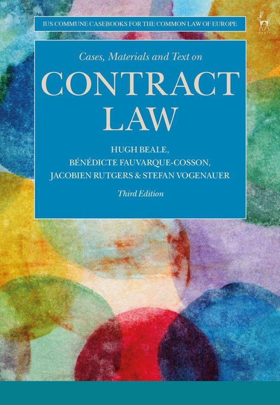 Cases, Materials and Text on Contract Law - cover