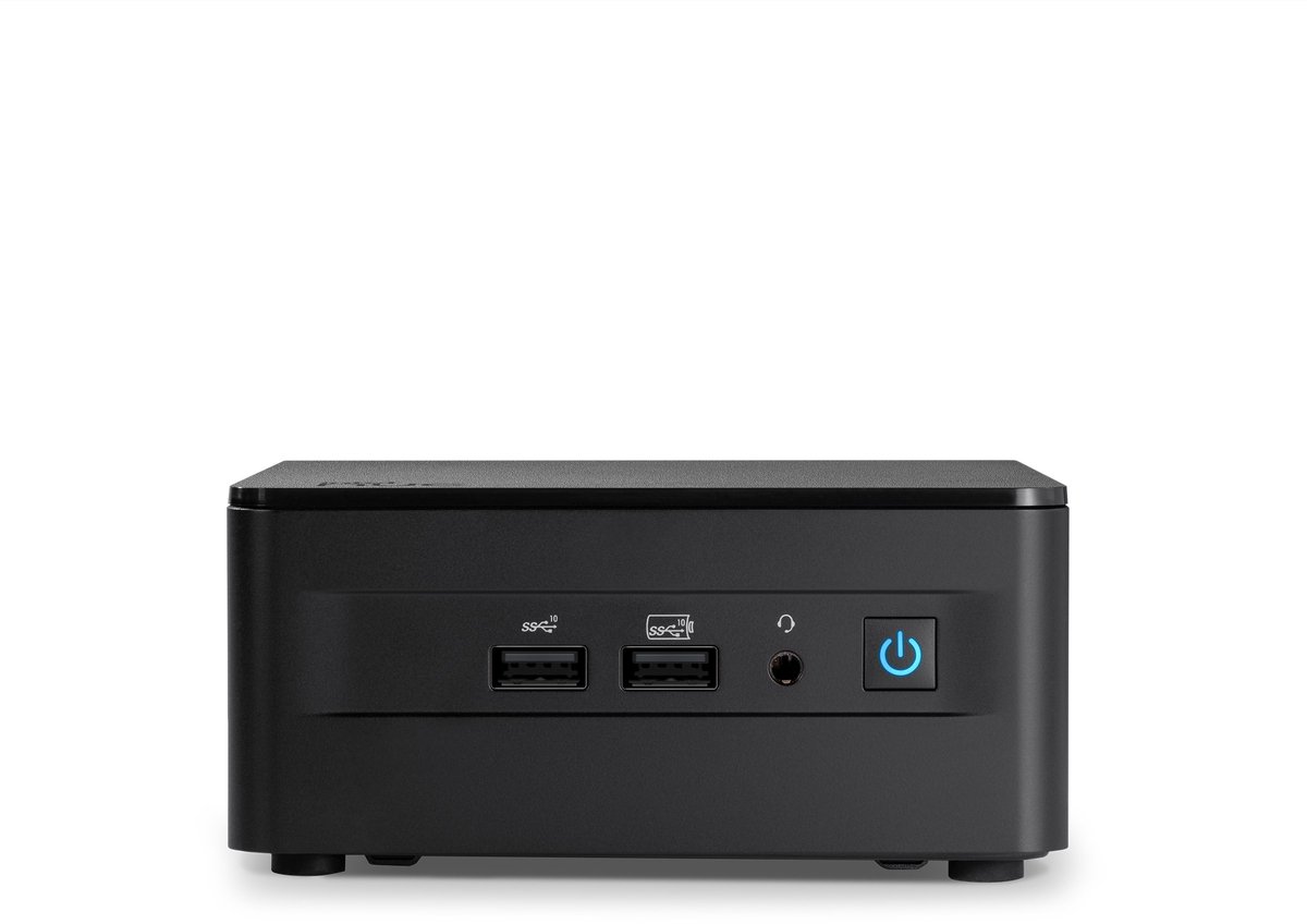 ASUS NUC 13 PRO RNUC13ANHI700002I - Barebone - mini-PC - 1 x Core i7 1360P tot 5 GHz - RAM 0 GB - Intel Iris Xe Graphics - Gigabit Ethernet, 2.5 Gigabit Ethernet, Bluetooth 5.2, Wi-Fi 6E, Bluetooth 5.2