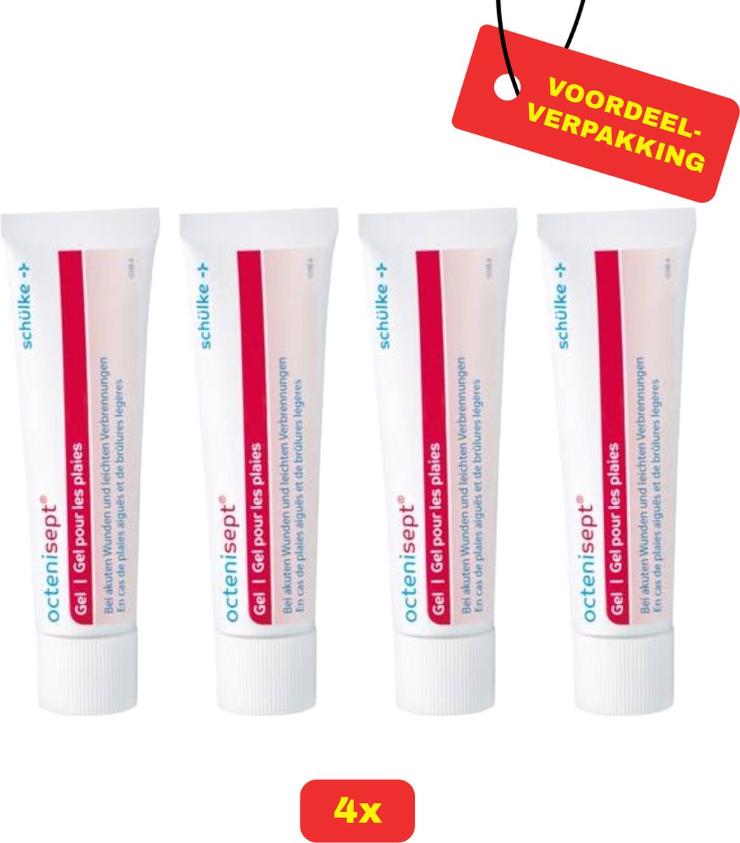 Goedkoopste 4X Octenisept Wondgel - 4x 20ml - Voordeelverpakking!