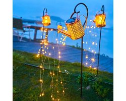 RyC Stock Solar Tuinlamp met grondspies | Solar lamp gieter | Tuinlamp zonne-energie | Solar Tuinverlichting | Brons kleurig metaal | Tuin decoratie gieter | Solar tuinverlichting gieter RyC Stock Solar Tuinlamp met grondspies | Solar lamp gieter | Tuinlamp zonne-energie | Solar Tuinverlichting | Brons kleurig metaal | Tuin decoratie gieter | Solar tuinverlichting gieter