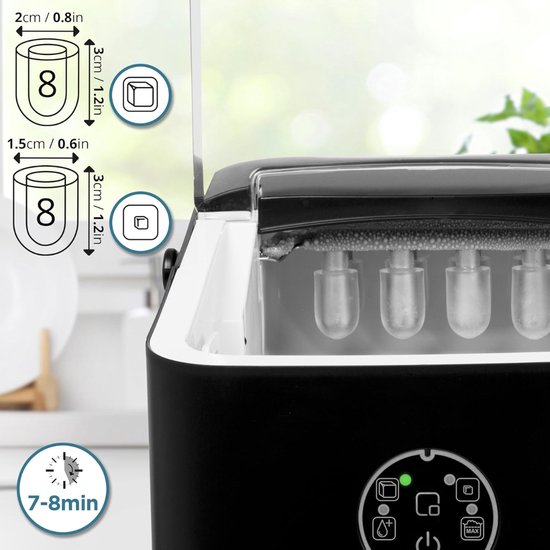 Ice Maker - Ijsblokjesmachine - Ijsmachine - Ijsblokjes Maker - Zomer - Voor Kantoor, Thuis, Camping — afbeelding 5