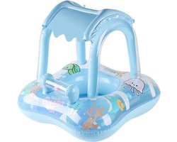 Opblaasbare Blauwe Zwemring voor Baby's en Kinderen – Perfect voor het Zwembad