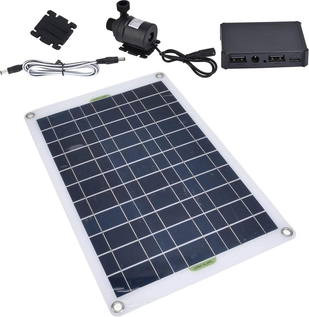 Geluidsarme Solar Fontein Pomp 800L H Milieuvriendelijke Solar Waterpomp 50W Voor Huis Tuin Energierijke Waterpomp Panel