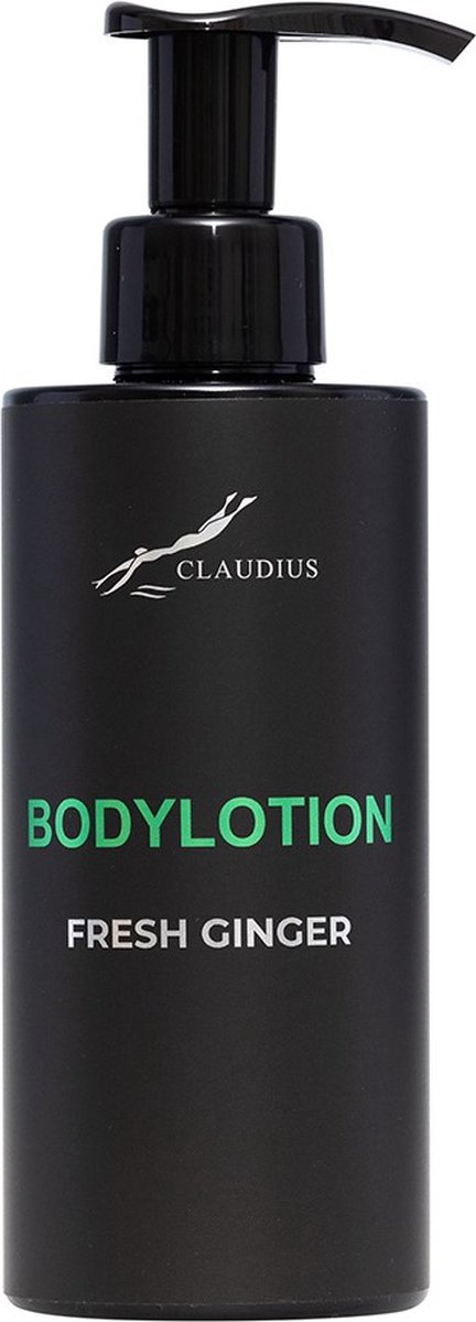 Goedkoopste Bodylotion Fresh Ginger 300 ml - met pomp - zwarte fles