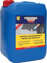 Kleurverdiepende / kleurherstellende nano coating / impregneer voor natuursteen tegels op terrassen en opritten - ProtectGuard WF Premium 5L