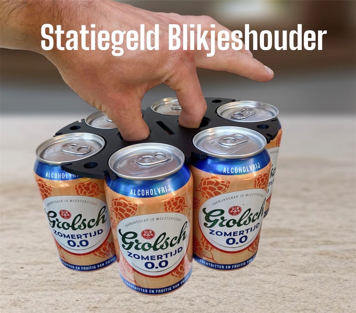 Tritorelia Blikjeshouder - Statiegeld Blikjes Inleveren Set 2 Stuks - Blikken Kliksysteem - Lege Blikjes Inleveren - Opbergen Statiegeldblikjes - Sixpack houder – De Oplossing - Blikjeshouder - Handig En Stapelbaar - Verzamelen - Bewaren - Inleveren