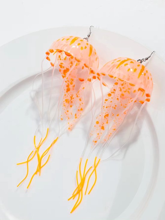 Méduse - Boucles d'oreilles Boucles d'oreilles Oranje