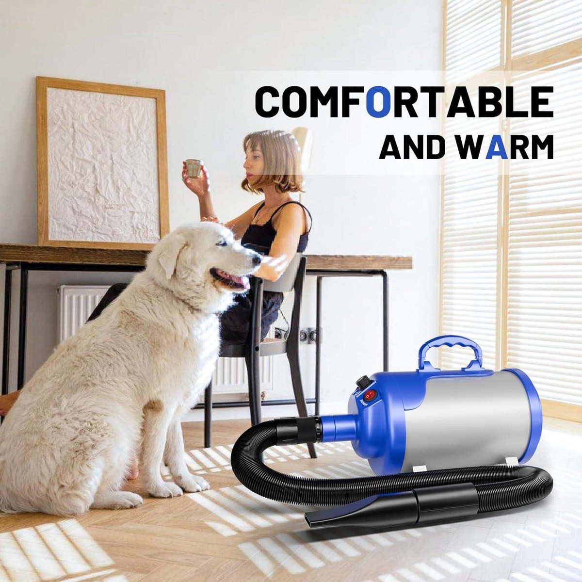 Waterblazers voor honden, krachtig en stil Waterblazers voor honden, krachtig en stil