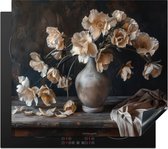 KitchenYeah® Protection plaque induction 60x52 cm - Fleurs - Bouquet - Nature morte - Protege plaque de cuisson - Couvre plaque induction - Protecteur d'induction - Cuisine