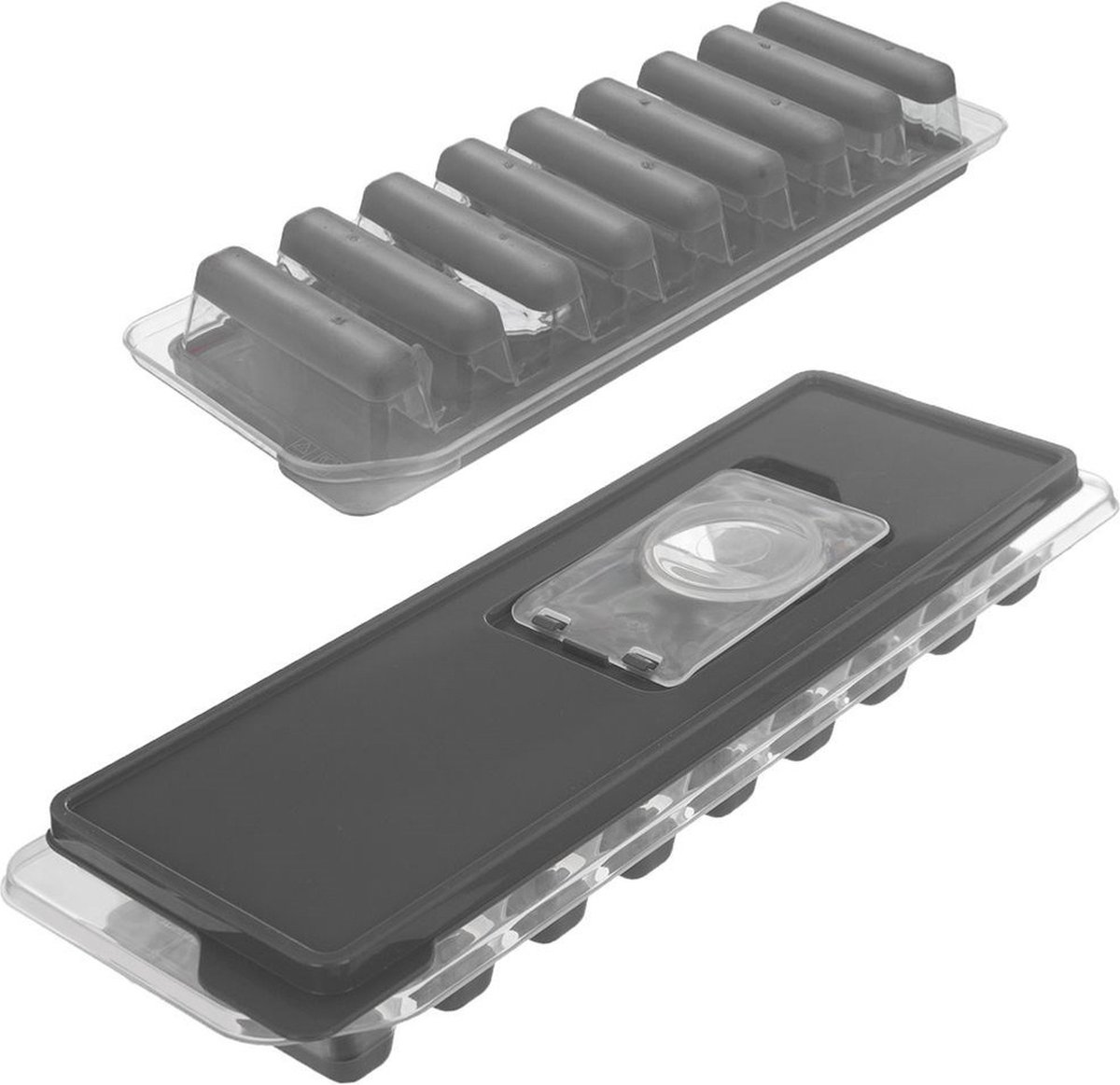 Ijsblokjesvorm Silicone met Deksel 26,5x9,5 cm - Ijsblokjes