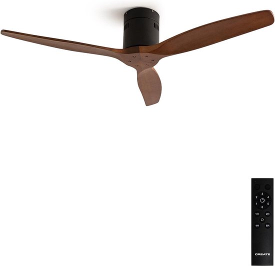 Beacon Fanaway Montclair plafondventilator met ledverlichting zwart