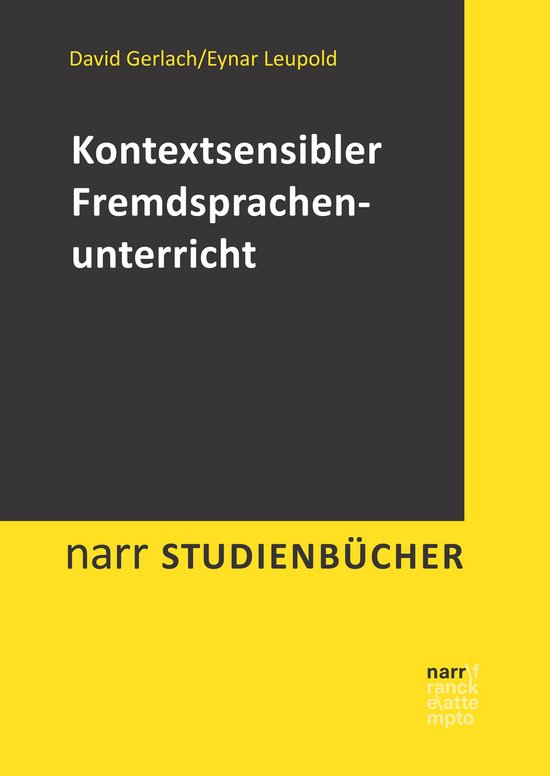 narr STUDIENBÜCHER - Kontextsensibler Fremdsprachenunterric ... - cover