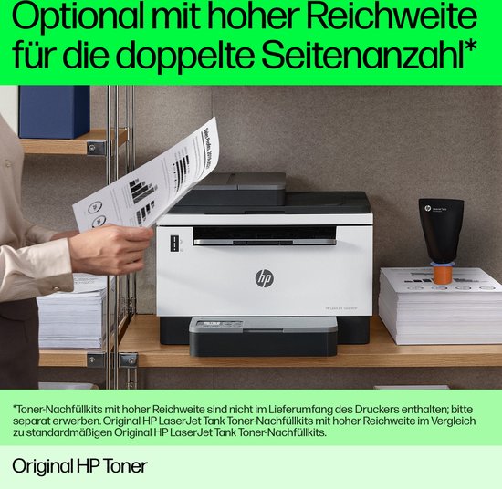 Kit de recharge de toner laser noir HP 143A Neverstop authentique