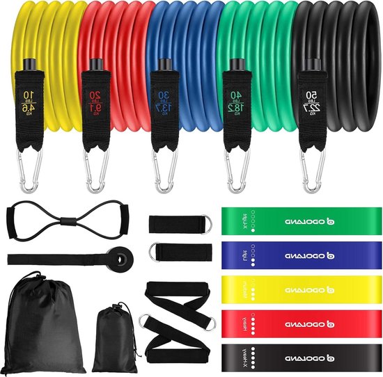 KINTEX EXPANDER SET 4x2,50m Sportband Fitness-Body
