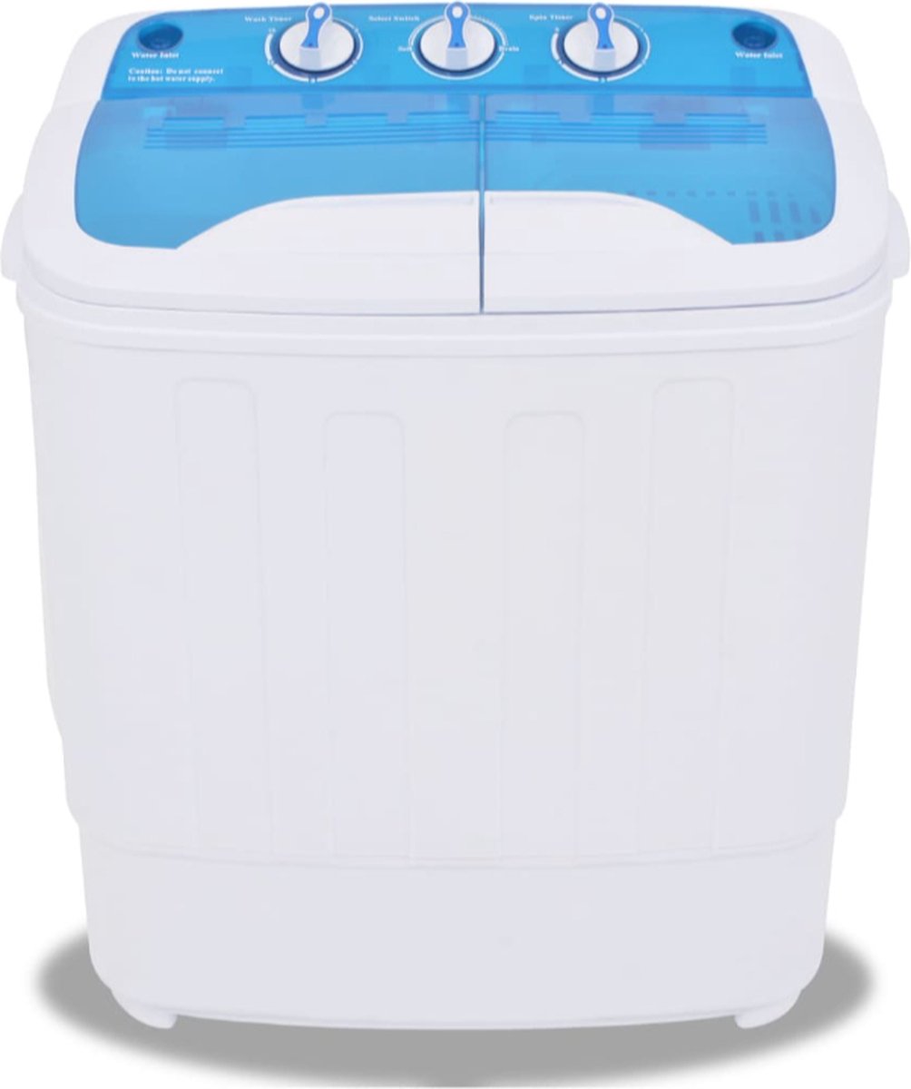 Wasmachine mini met dubbele trommel 5,6 kg