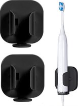 HOMMAND Elektrische Tandenborstelhouder 2 Packs, Upgraded Sterke Zelfklevende Elektrische Tandenborstelhouder Muur Gemonteerd Verstelbare Elektrische Tandenborstel Stand Tandenborstel Organizer Voor