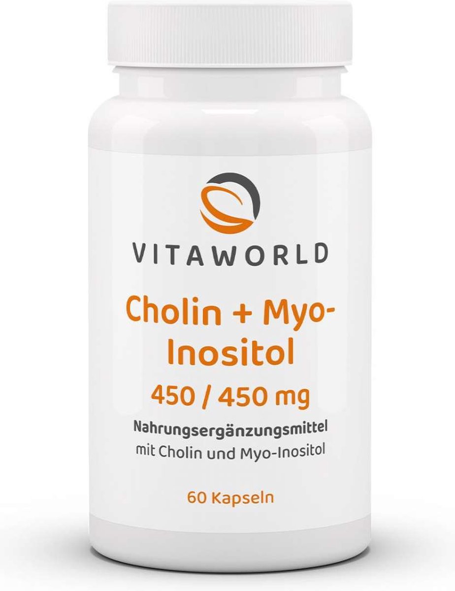 Vitaworld choline + myo-inositol 450/450mg 60 capsules