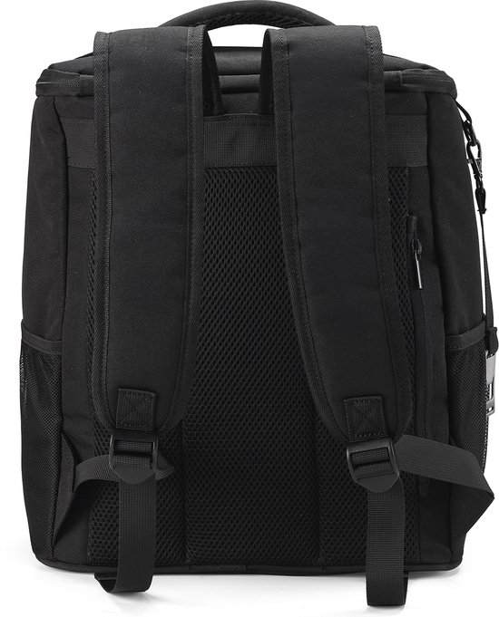 Packaway Koeltas Rugzak 25L - Incl. 2 koelelementen - Incl. flessenopener - Waterafstotend - Anti diefstal vak - 4 Laags geïsoleerd - Zwart van Packaway — afbeelding 5