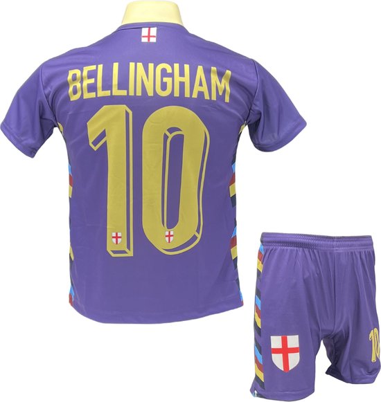 Bellingham Maillot et short de football Angleterre Kit de football extérieur – Taille S (164)