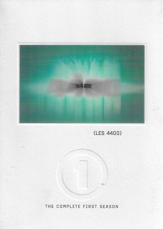 Voorpagina van de dvd-box van The 4400, Seizoen 1, met een abstracte afbeelding van de 4400.