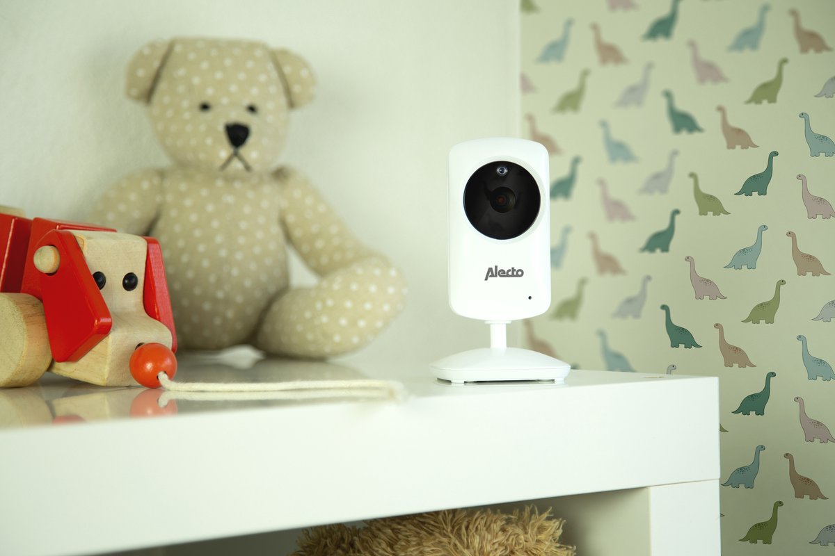 Afbeelding 2 van Alecto DVM-64 - Babyfoon met camera - Temperatuurweergave - Wit