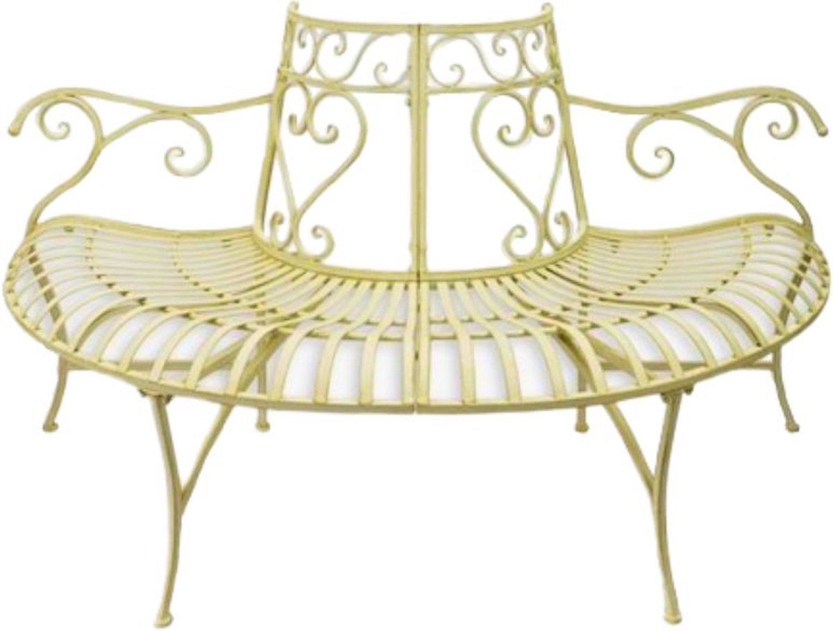 Banc de jardin - Métal & Métal - Crème antique - Karma