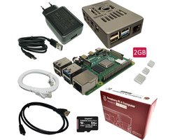 Raspberry Pi 4B - starter kit - 2GB - 64GB SD-kaart