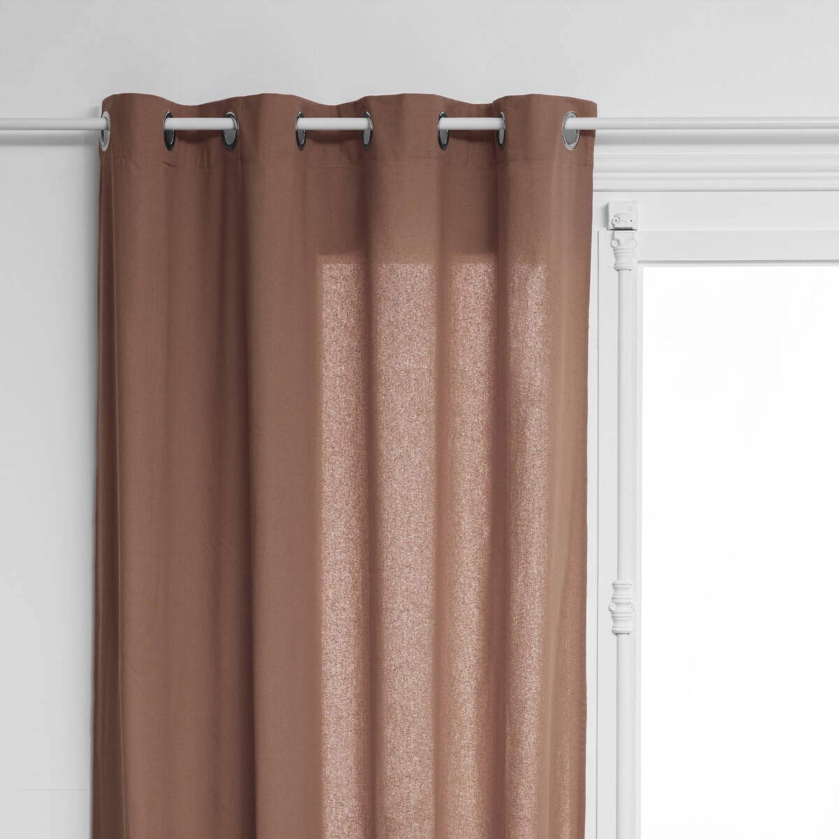 Katoenen gordijn met ringen ANJALI, 135 x 240 cm