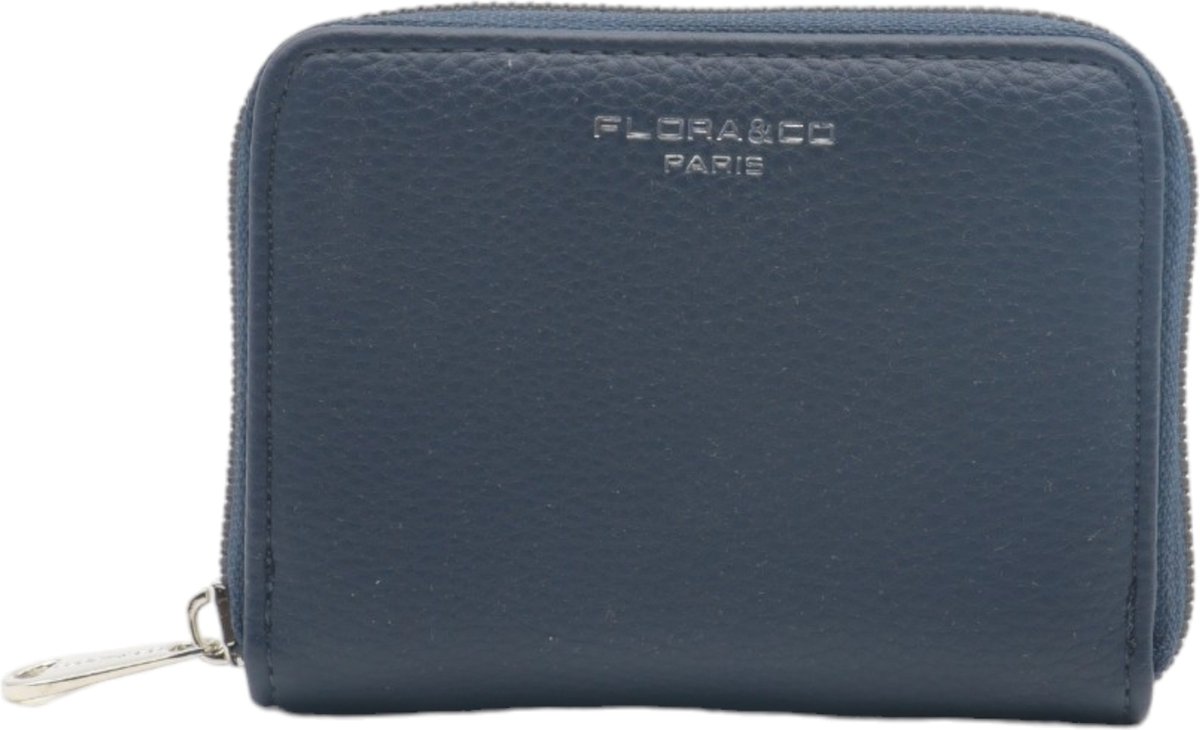 Flora & Co - geldbeugel - portemonnee - blauw