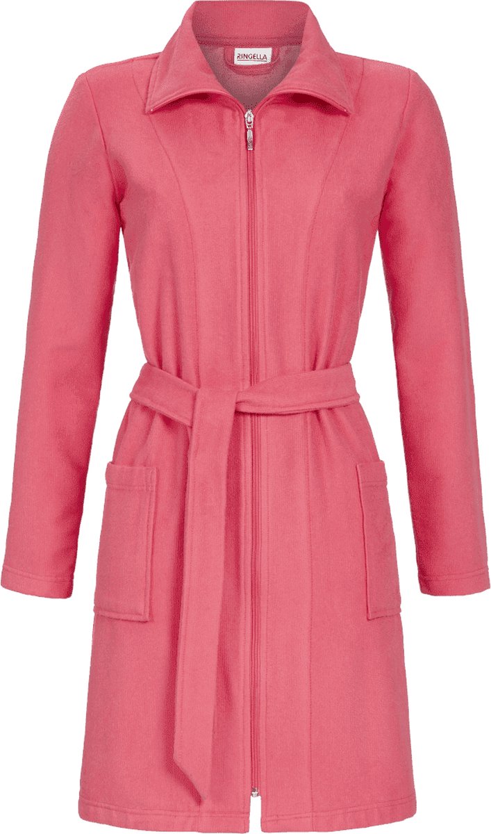 Stoere dames badjas Ringella roze - Roze - Maat - 38