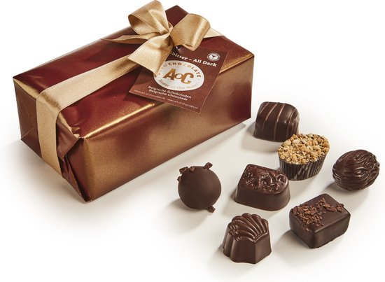 Art of Chocolate - Belgische chocolade bonbons Puur – Ballotin - 210g