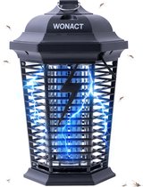 Wonact Muggenlamp - Vliegenlamp - Elektrische insectenlamp tegen muggen, vliegen en fruitvliegjes - UV-licht 4000V - met aan/uitknop - 190cm snoer - voor binnen en buiten - alternatief voor muggenspray, muggenstekker, muggennet - Verbeterd model 2025