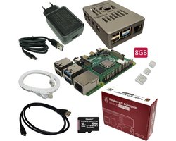 Raspberry Pi 4B - starter kit - 8GB - 64GB SD-kaart