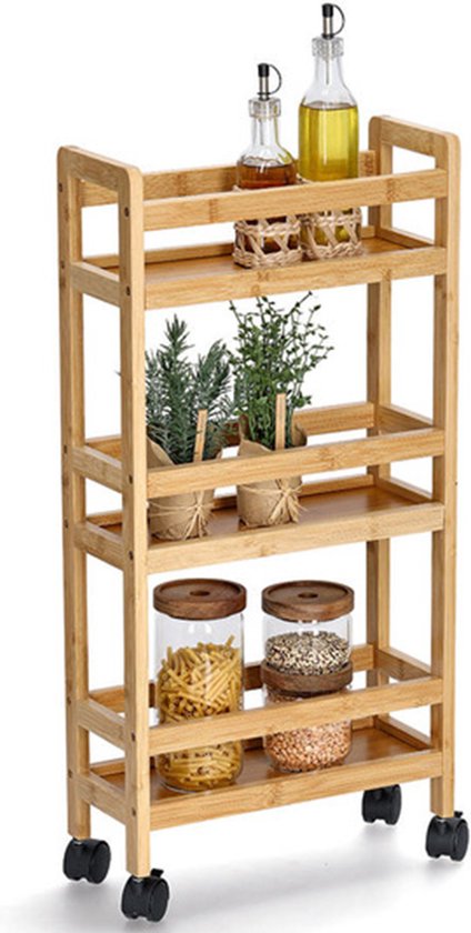FIVE Desserte de Cuisine Bambou 86cm Naturel